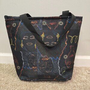 Jomazan Shades of Women Black & Gray Large Capacity Tote Bag